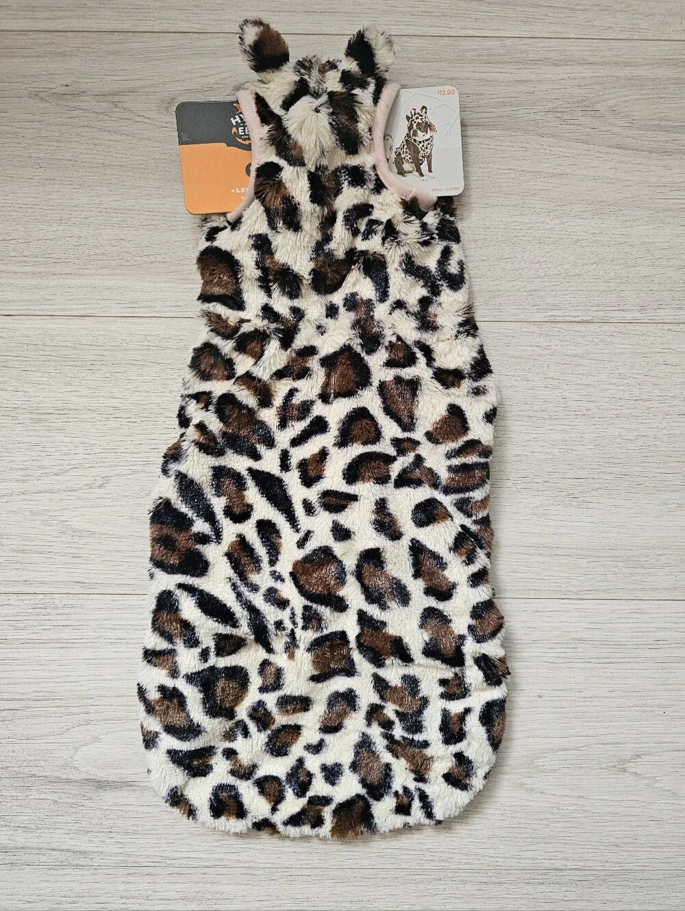 Hide n’ Eek! Boutique Leopard Pet Hoodie – NWT (Small)